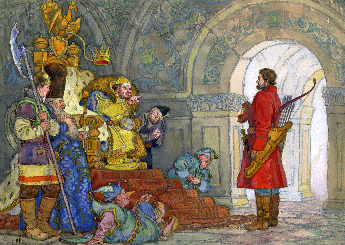 Комплект открыток "Русские волшебные сказки" – Karusel