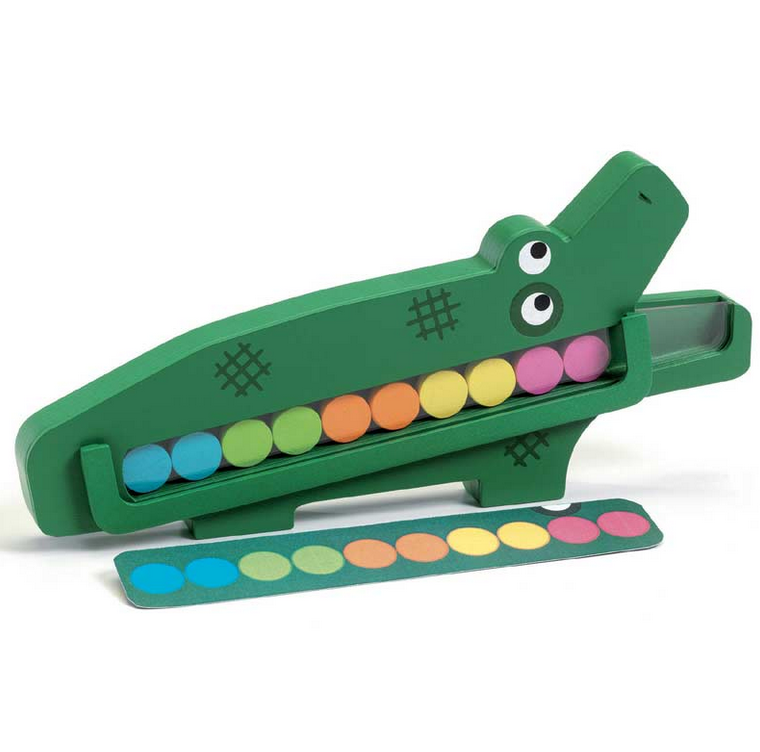 Крокодил с цветными фишками – Karusel