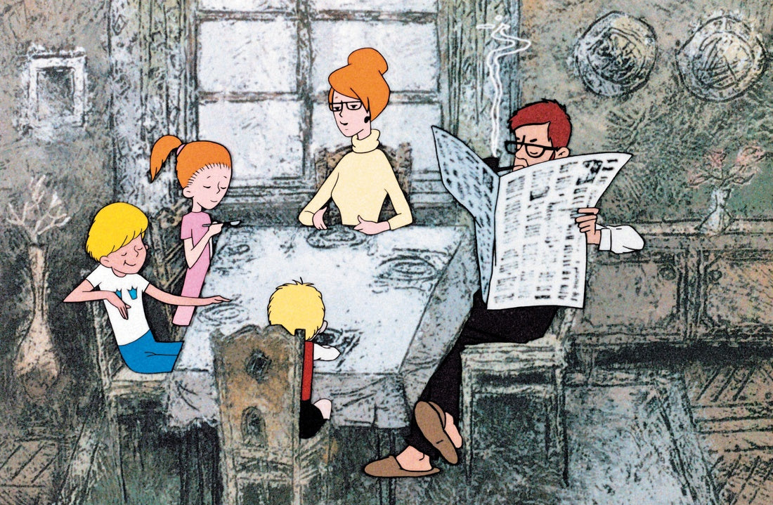 Illustrations for Karlsson-on-the-Roof by Astrid Lindgren