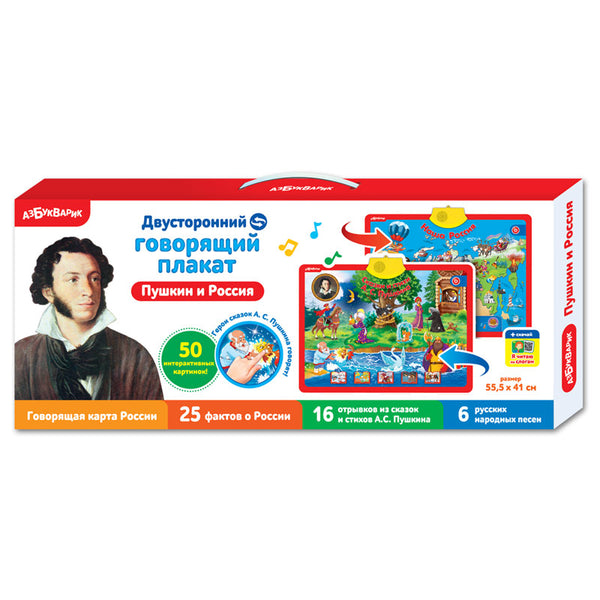 Double-sided talking poster 